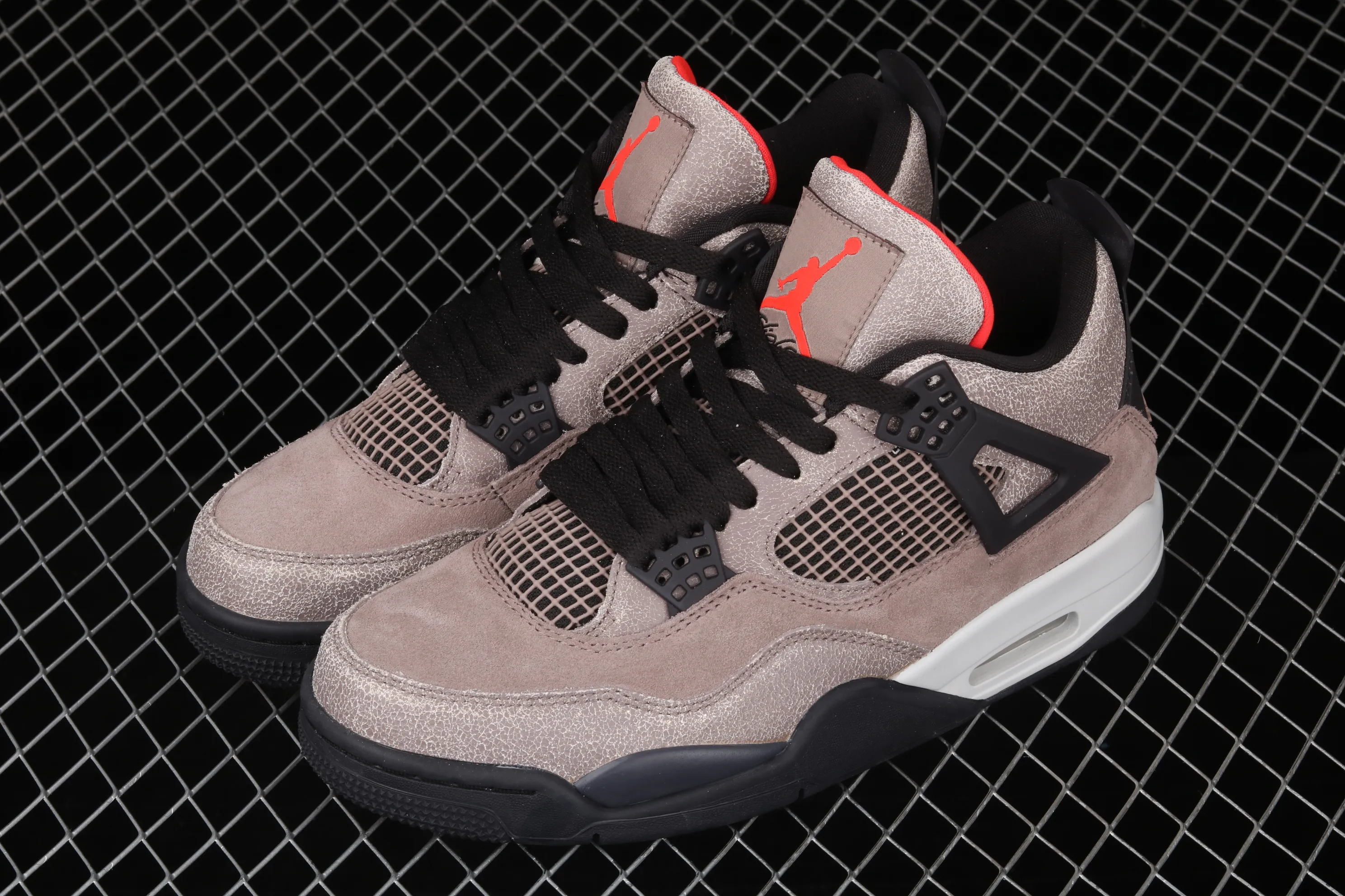 All categories Air Jordan Jordan series basketball shoes Air Jordan 4 Pure original Air Jordan 4 Retro "Taupe Haze" AJ4 Joe 4 black brown Mocha DB0732-200